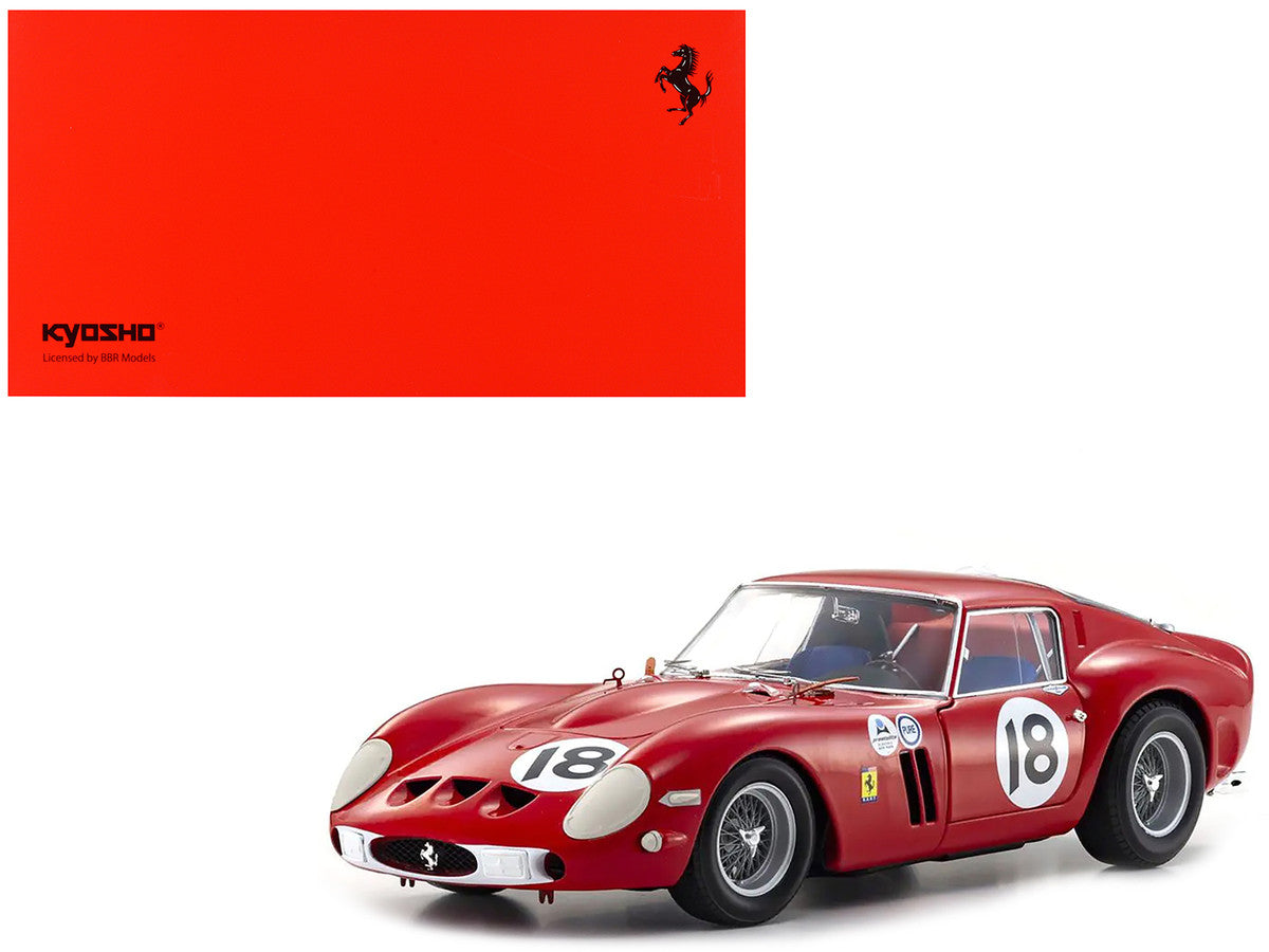 Ferrari 250 GTO #18 Pedro Rodriguez Winner "Daytona 3 Hours" (1963) 1/18 Diecast Model Car by Kyosho LuxuryLifeWay Online Store