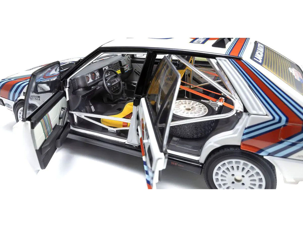 Lancia Delta HF 4WD #3 Juha Kankkunen - Juha Piironen "Martini Racing" Winner "Olympus Rally" (1987) 1/18 Diecast Model Car by Kyosho LuxuryLifeWay Online Store