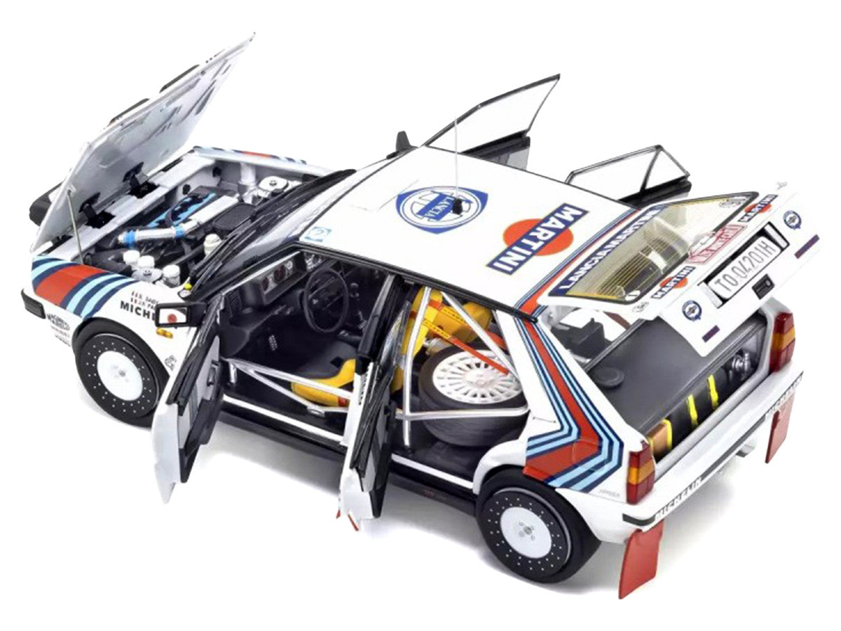 Lancia Delta HF 4WD #3 Bruno Saby - Jean-Francois Fauchille "Martini Racing" Winner "Rally Monte Carlo" (1988) 1/18 Diecast Model Car by Kyosho LuxuryLifeWay Online Store