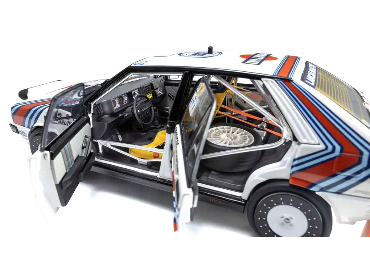 Lancia Delta HF 4WD #3 Bruno Saby - Jean-Francois Fauchille "Martini Racing" Winner "Rally Monte Carlo" (1988) 1/18 Diecast Model Car by Kyosho LuxuryLifeWay Online Store