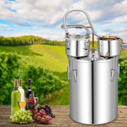 5/10 Gal 22/38 L Water Alcohol Distiller for DIY Whisky-5 Gal LuxuryLifeWay Online Store