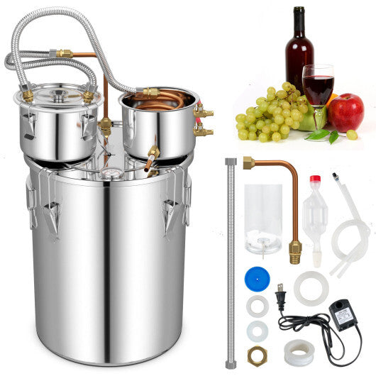 5/10 Gal 22/38 L Water Alcohol Distiller for DIY Whisky-5 Gal LuxuryLifeWay Online Store