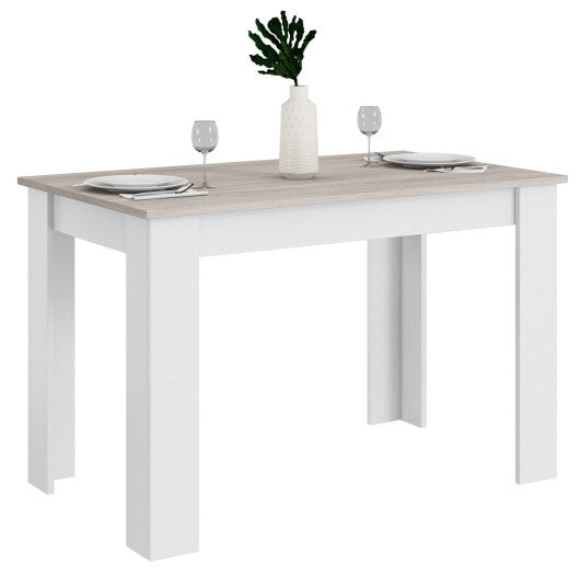 47 Inches Dining Table for Kitchen and Dining Room-Dark Gray LuxuryLifeWay Online Store