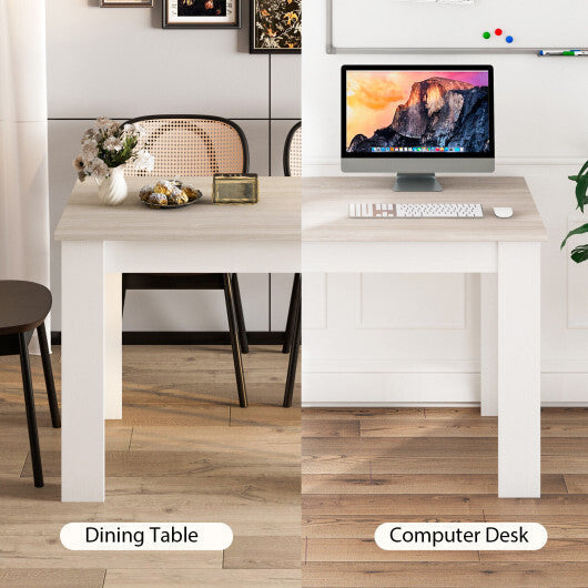 47 Inches Dining Table for Kitchen and Dining Room-Dark Gray LuxuryLifeWay Online Store