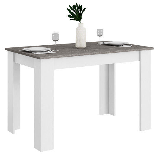 47 Inches Dining Table for Kitchen and Dining Room-Dark Gray LuxuryLifeWay Online Store