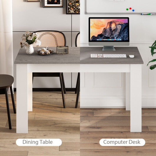 47 Inches Dining Table for Kitchen and Dining Room-Dark Gray LuxuryLifeWay Online Store