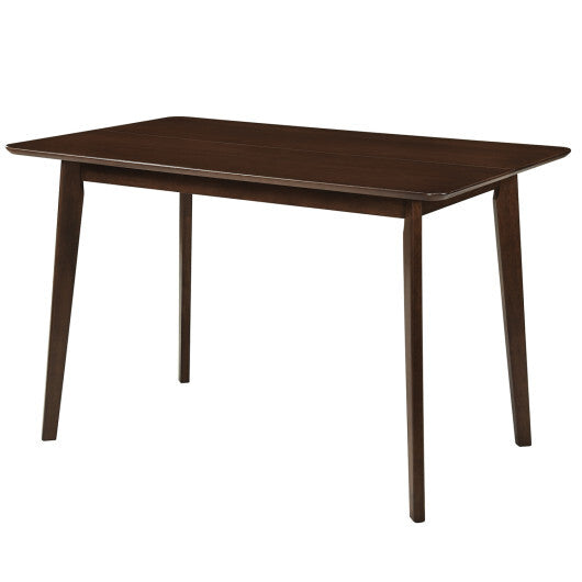 Rectangle Dining Table for 4-6 People 47" Kitchen Table-Walnut LuxuryLifeWay Online Store