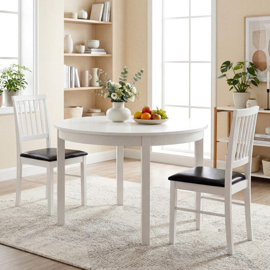 Dining Chairs Set of 2 Modern Mid Century Dining Room Chairs-White LuxuryLifeWay Online Store