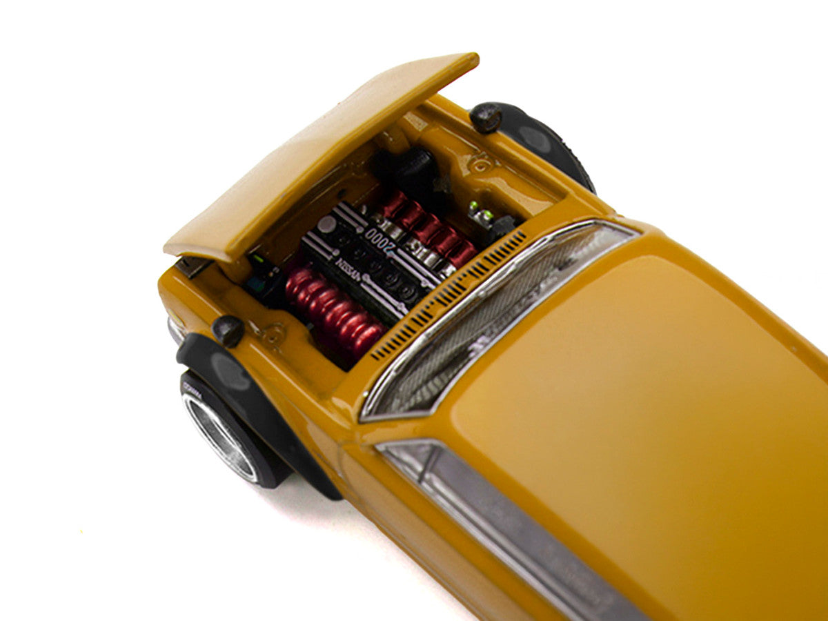 Nissan Skyline 2000GT-R (KPGC10) RHD (Right Hand Drive) "Kaido Street V2" Yellow (Designed by Jun Imai) "Kaido House" Special 1/64 Diecast Model Car by Mini GT LuxuryLifeWay Online Store