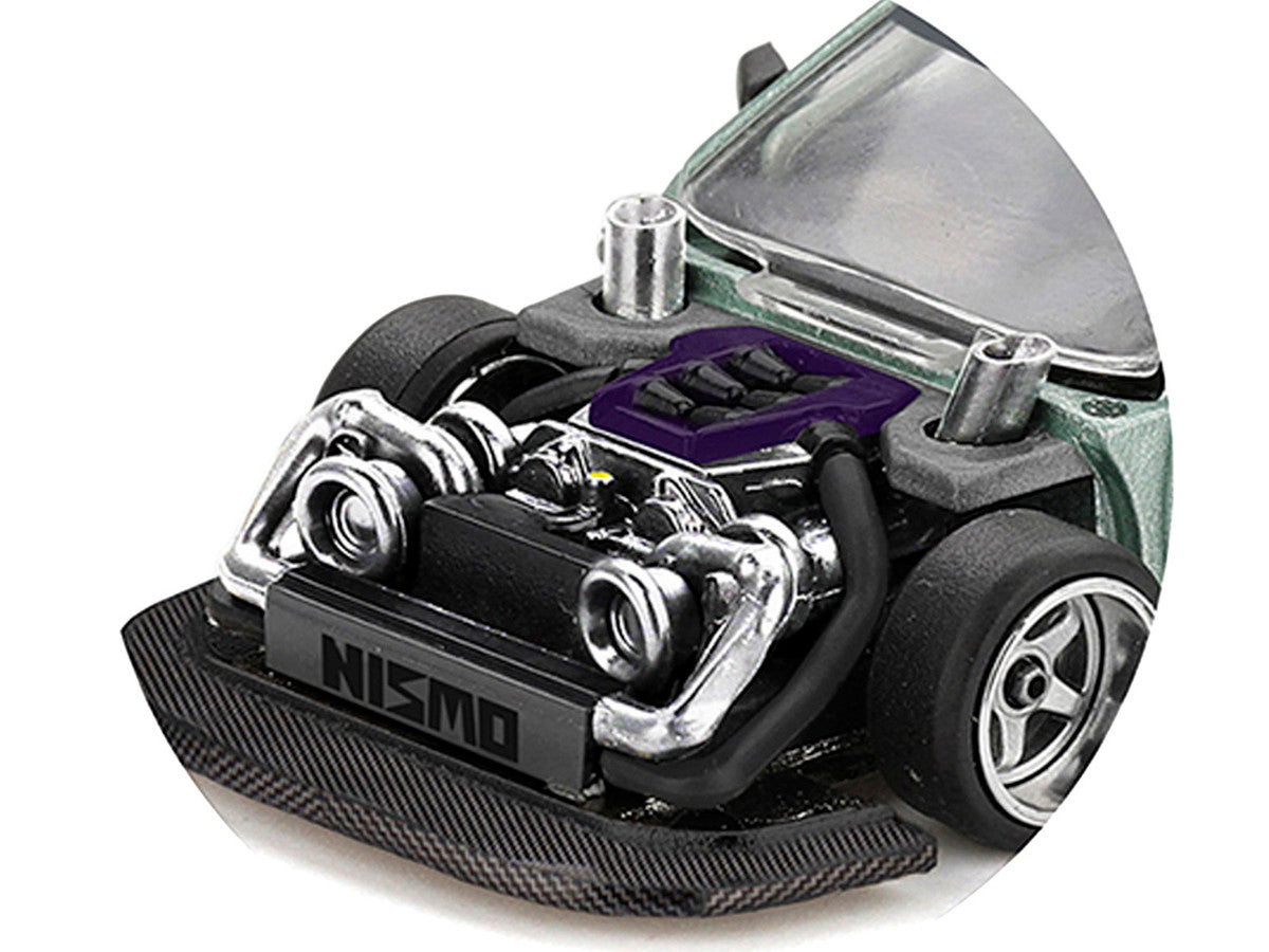 Nissan Silvia S13-R "Kaido Works V1" RHD (Designed by Jun Imai) Light Green Metallic "Kaido House" Special 1/64 Diecast Model Car by Mini GT LuxuryLifeWay Online Store