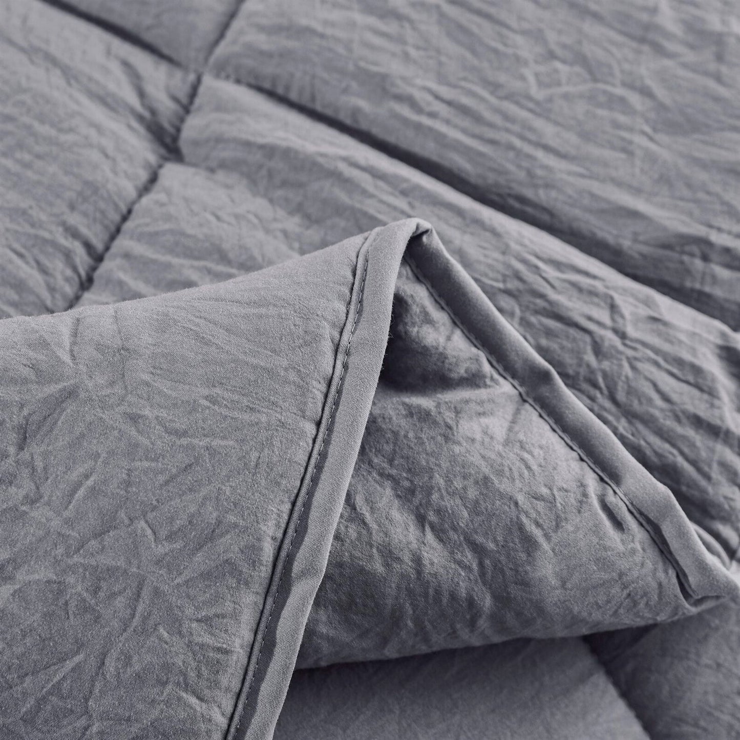 King Size Grey 3 Piece Microfiber Reversible Comforter Set LuxuryLifeWay Online Store