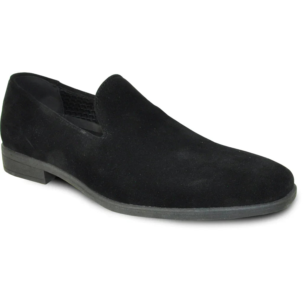 "Chelsea" Black Suede Tuxedo Shoes LuxuryLifeWay Online Store
