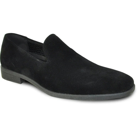 "Chelsea" Black Suede Tuxedo Shoes LuxuryLifeWay Online Store