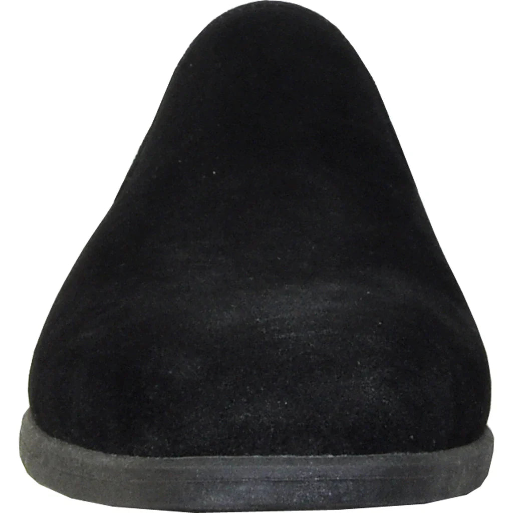 "Chelsea" Black Suede Tuxedo Shoes LuxuryLifeWay Online Store
