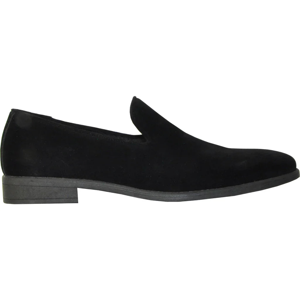 "Chelsea" Black Suede Tuxedo Shoes LuxuryLifeWay Online Store