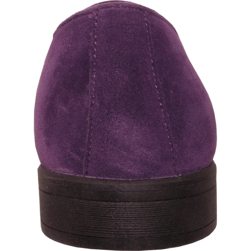"Chelsea" Purple Suede Tuxedo Shoes LuxuryLifeWay Online Store