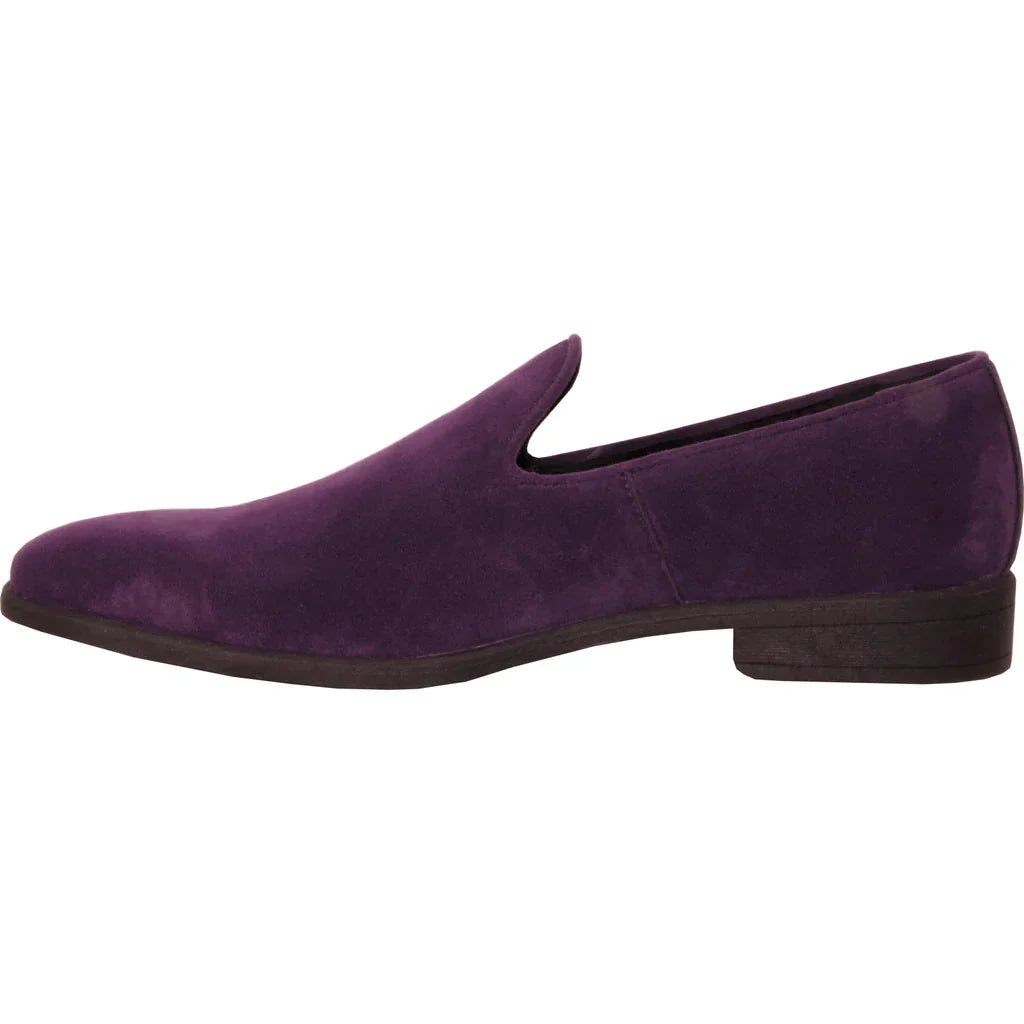 "Chelsea" Purple Suede Tuxedo Shoes LuxuryLifeWay Online Store