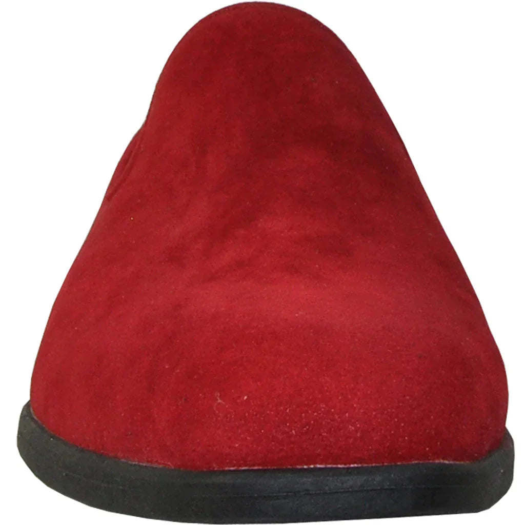 "Chelsea" Red Suede Tuxedo Shoes LuxuryLifeWay Online Store