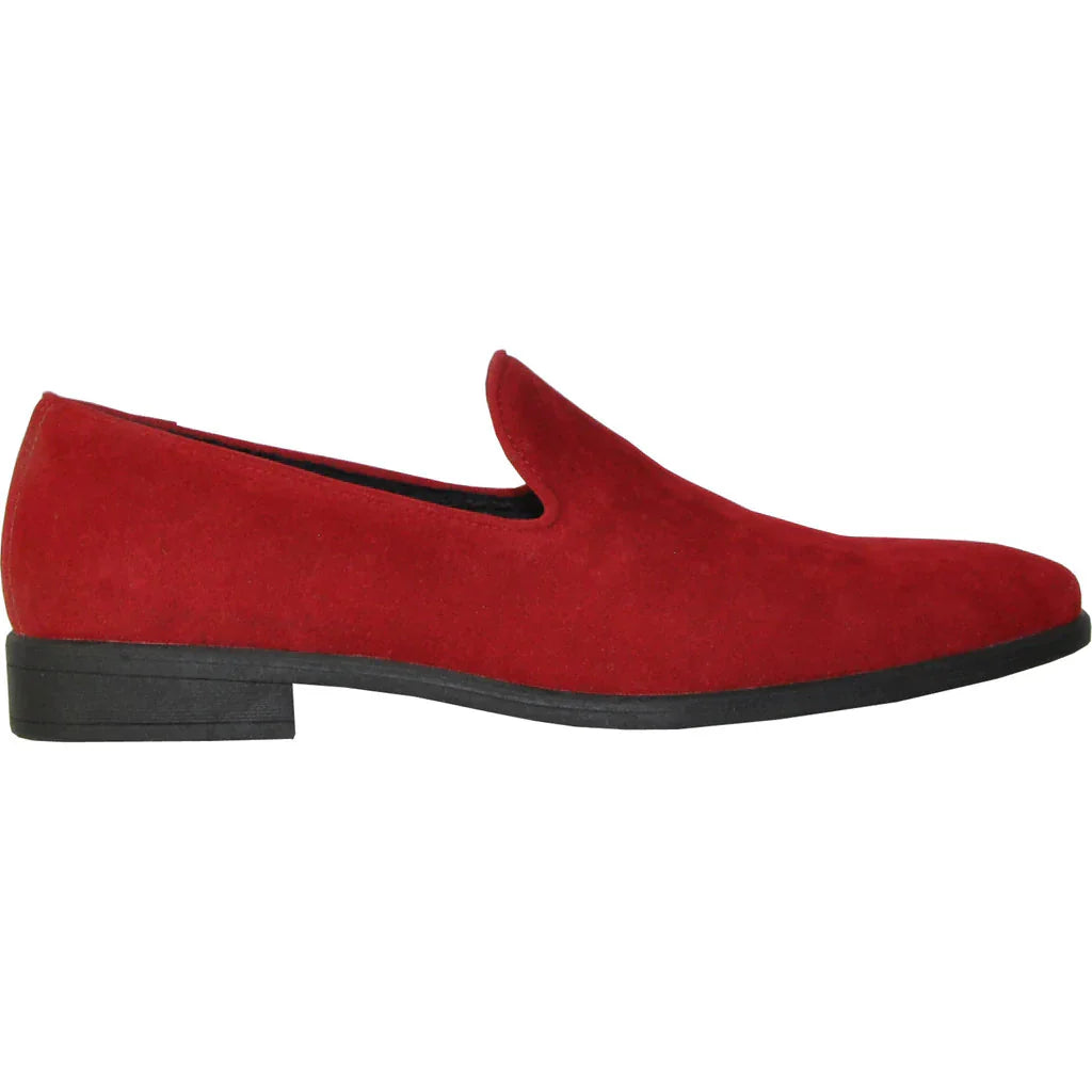 "Chelsea" Red Suede Tuxedo Shoes LuxuryLifeWay Online Store