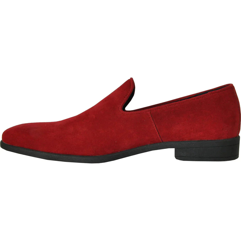 "Chelsea" Red Suede Tuxedo Shoes LuxuryLifeWay Online Store