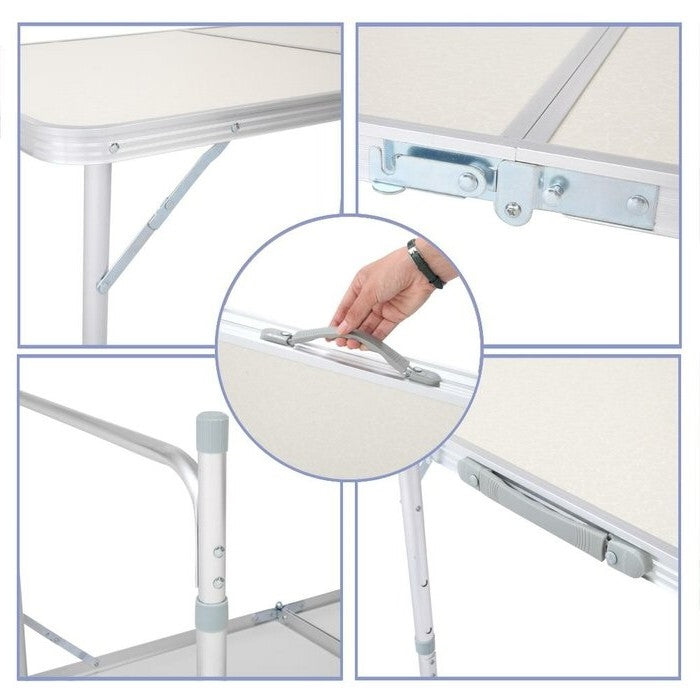 Multipurpose Indoor/Outdoor Lightweight Folding Table with Carry Handle LuxuryLifeWay Online Store