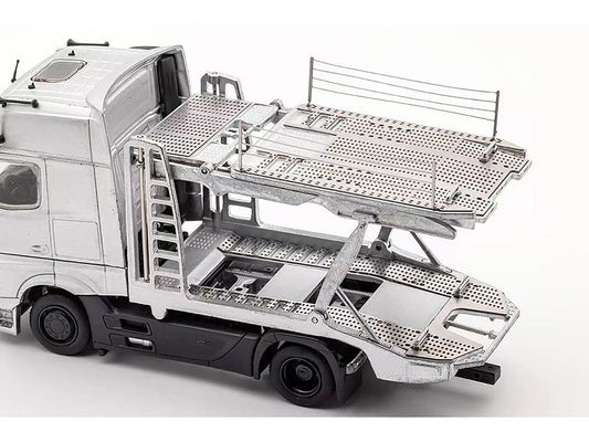 Mercedes-Benz Actros Auto Transporter White 1/64 Diecast Model by GCD LuxuryLifeWay Online Store