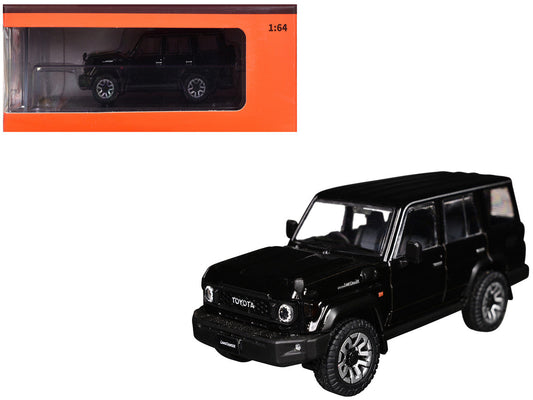 Toyota Land Cruiser (J76) RHD (Right Hand Drive) Black 1/64 Diecast Model Car by GCD LuxuryLifeWay Online Store