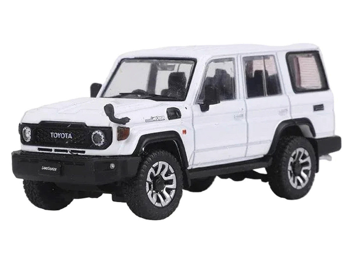 Toyota Land Cruiser (J76) RHD (Right Hand Drive) White 1/64 Diecast Model Car by GCD LuxuryLifeWay Online Store