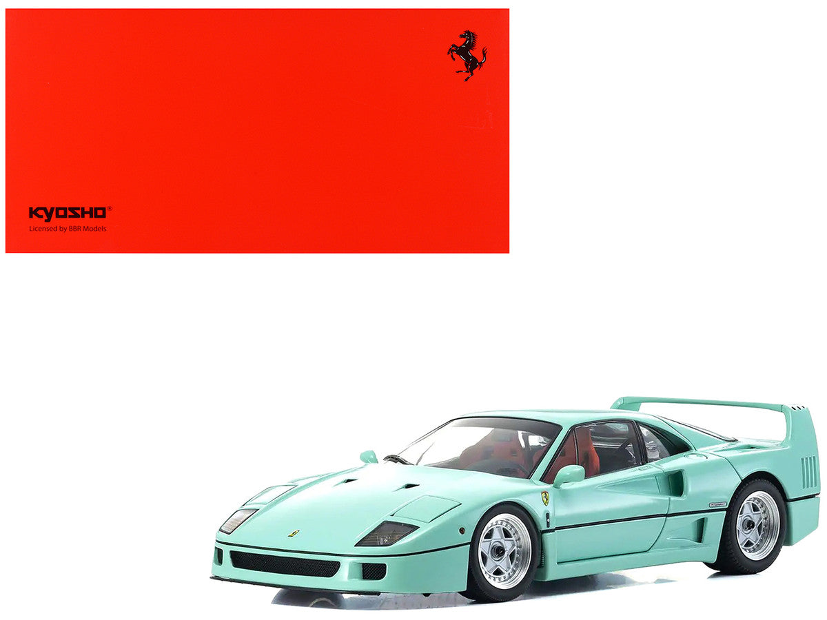 Ferrari F40 Mint Green 1/18 Diecast Model Car by Kyosho LuxuryLifeWay Online Store