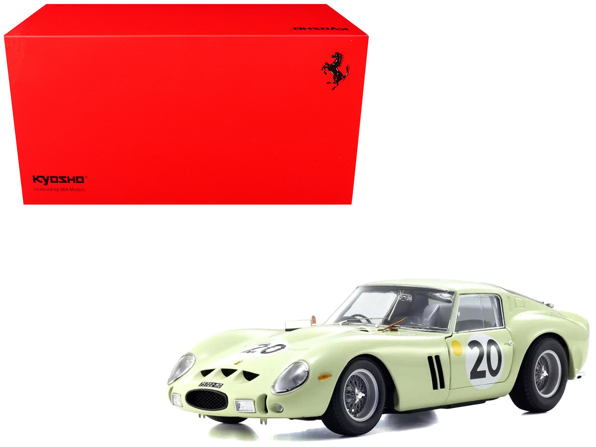Ferrari 250 GTO #20 Innes Ireland - Masten Gregory "24 Hours of Le Mans" (1962) 1/18 Diecast Model Car by Kyosho LuxuryLifeWay Online Store