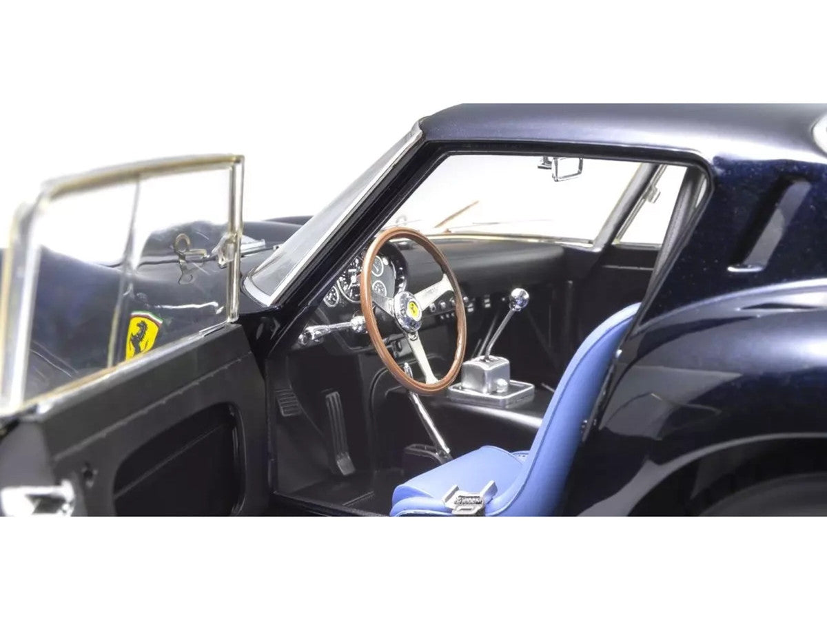 Ferrari 250 GTO Dark Blue Metallic 1/18 Diecast Model Car by Kyosho LuxuryLifeWay Online Store