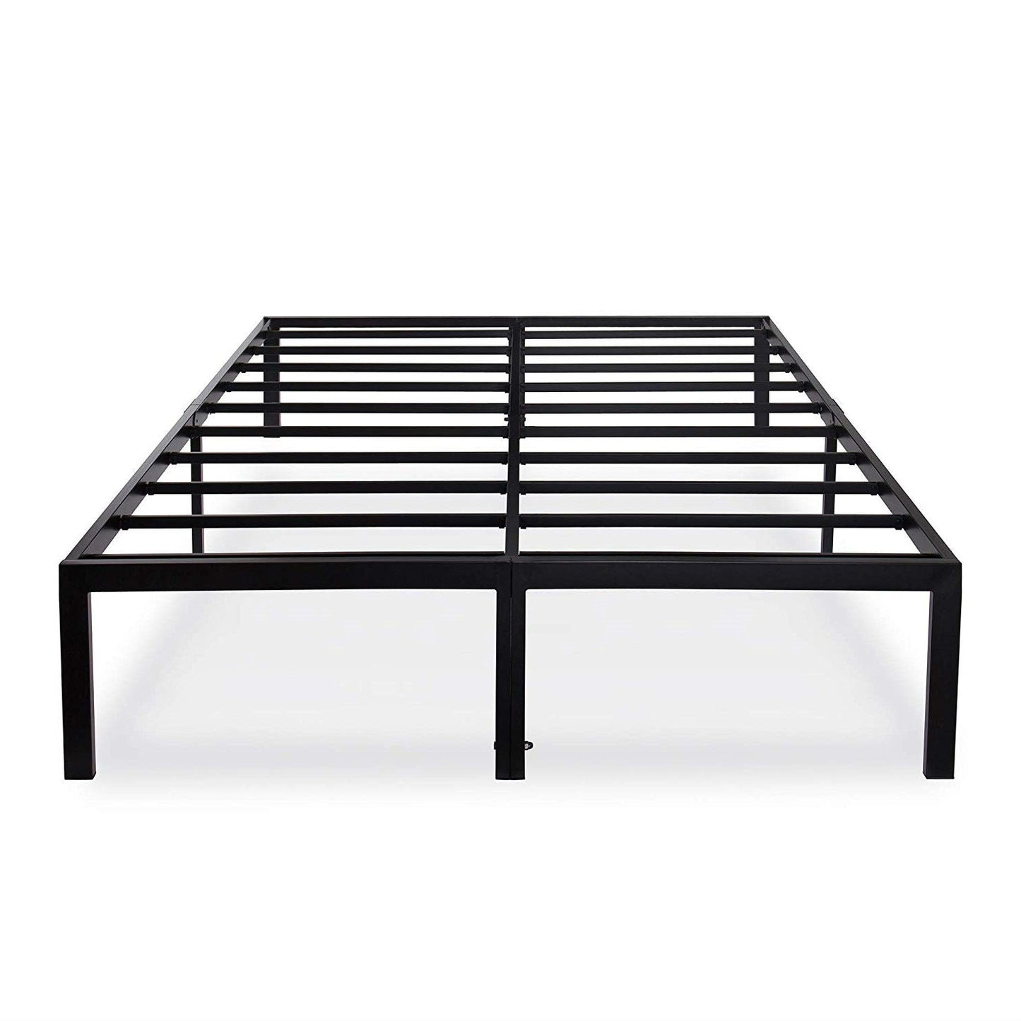 King size Modern Heavy Duty Black Metal Platform Bed Frame LuxuryLifeWay Online Store
