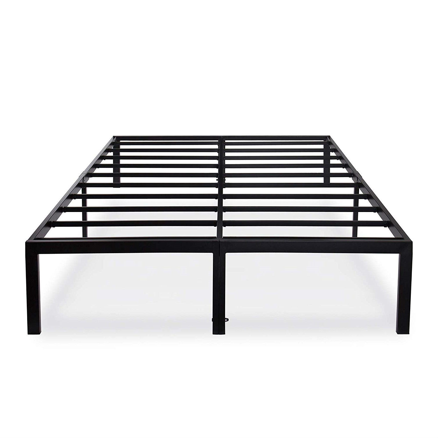 King size Modern Heavy Duty Black Metal Platform Bed Frame LuxuryLifeWay Online Store