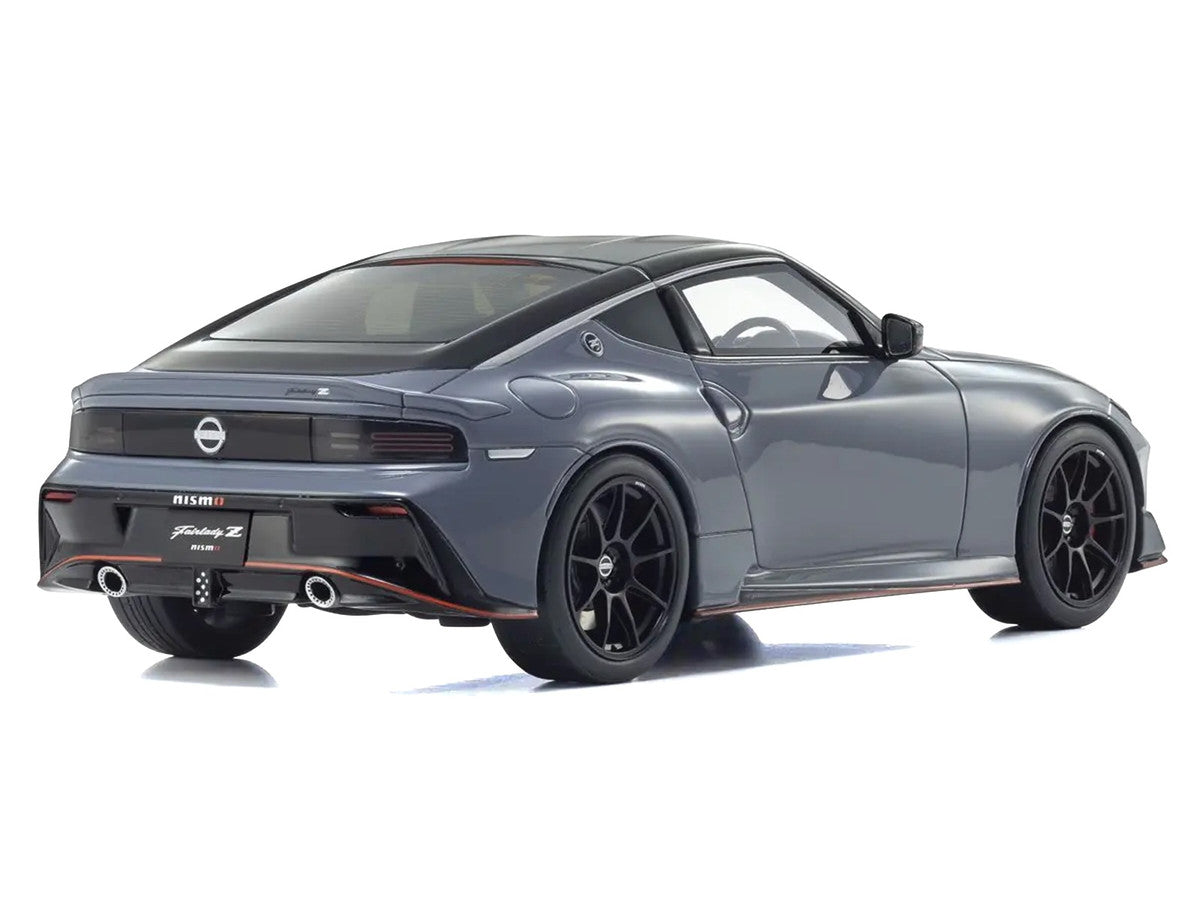 Nissan Fairlady Z NISMO RHD (Right Hand Drive) Gray with Black Top 1/18 Model Car by Kyosho LuxuryLifeWay Online Store