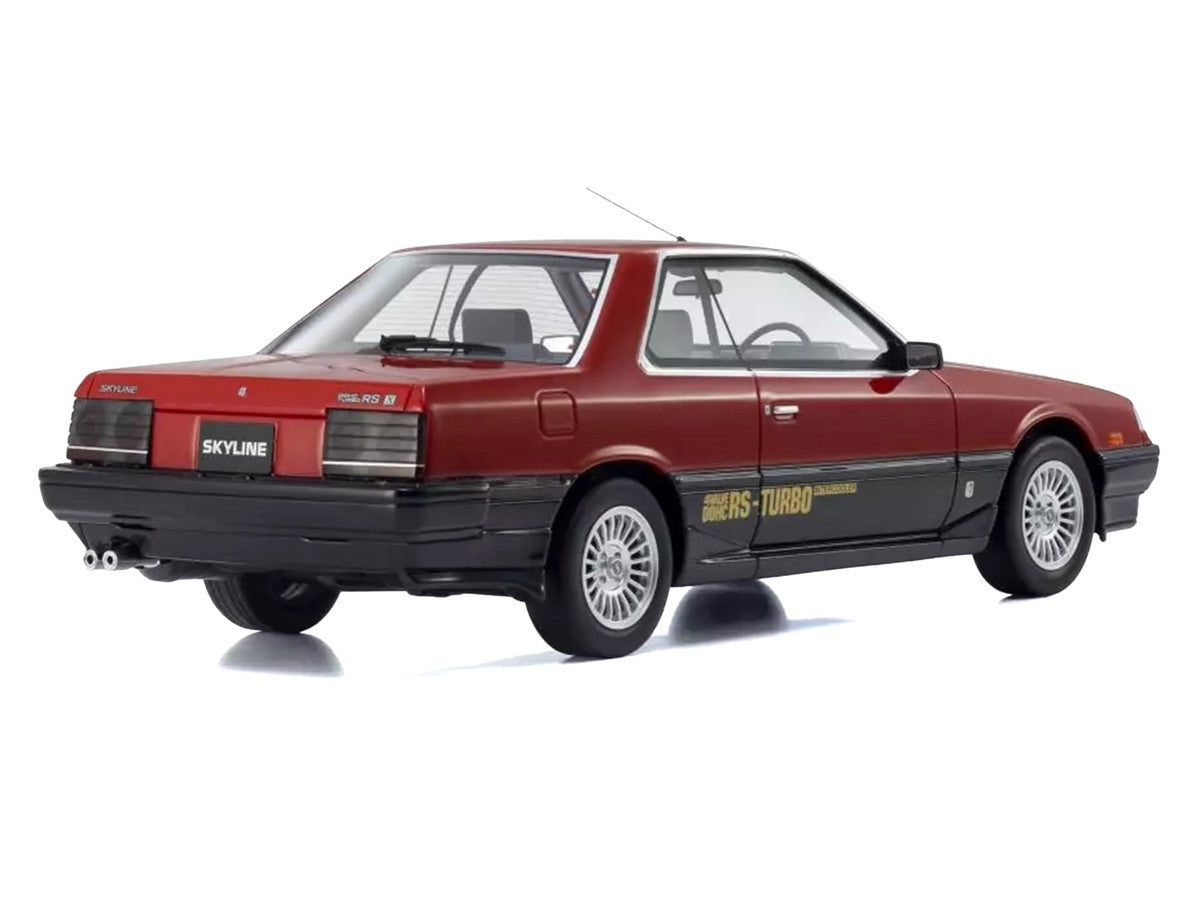 Nissan Skyline 2000 Turbo Intercooler RS-X RHD (Right Hand Drive) Red and Black 1/18 Model Car by Kyosho LuxuryLifeWay Online Store