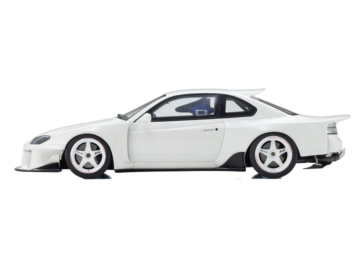 Nissan Silvia (S15) "Khyzyl Saleem" White 1/18 Model Car by Kyosho LuxuryLifeWay Online Store