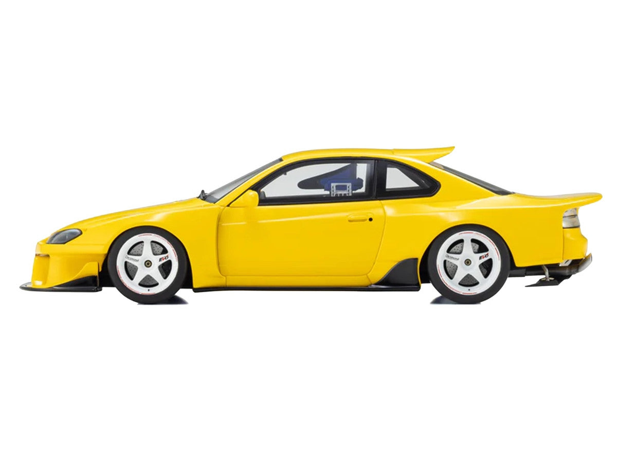 Nissan Silvia (S15) "Khyzyl Saleem" Yellow 1/18 Model Car by Kyosho LuxuryLifeWay Online Store