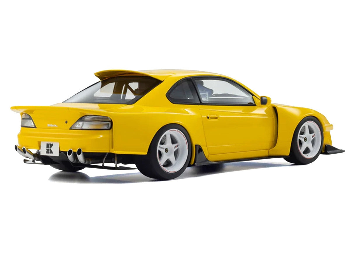 Nissan Silvia (S15) "Khyzyl Saleem" Yellow 1/18 Model Car by Kyosho LuxuryLifeWay Online Store
