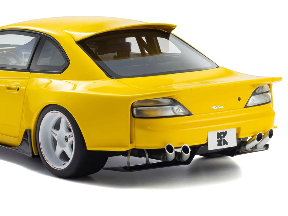 Nissan Silvia (S15) "Khyzyl Saleem" Yellow 1/18 Model Car by Kyosho LuxuryLifeWay Online Store