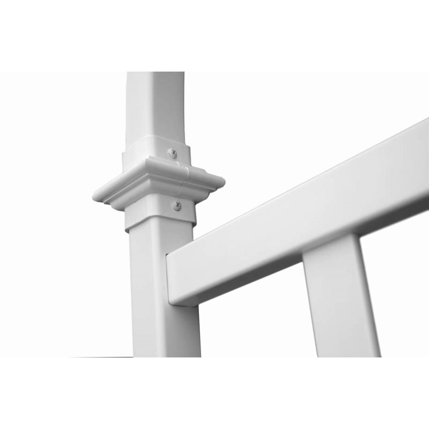 77-inch Outdoor White Vinyl Lattice Garden Trellis with Arched Top LuxuryLifeWay Online Store