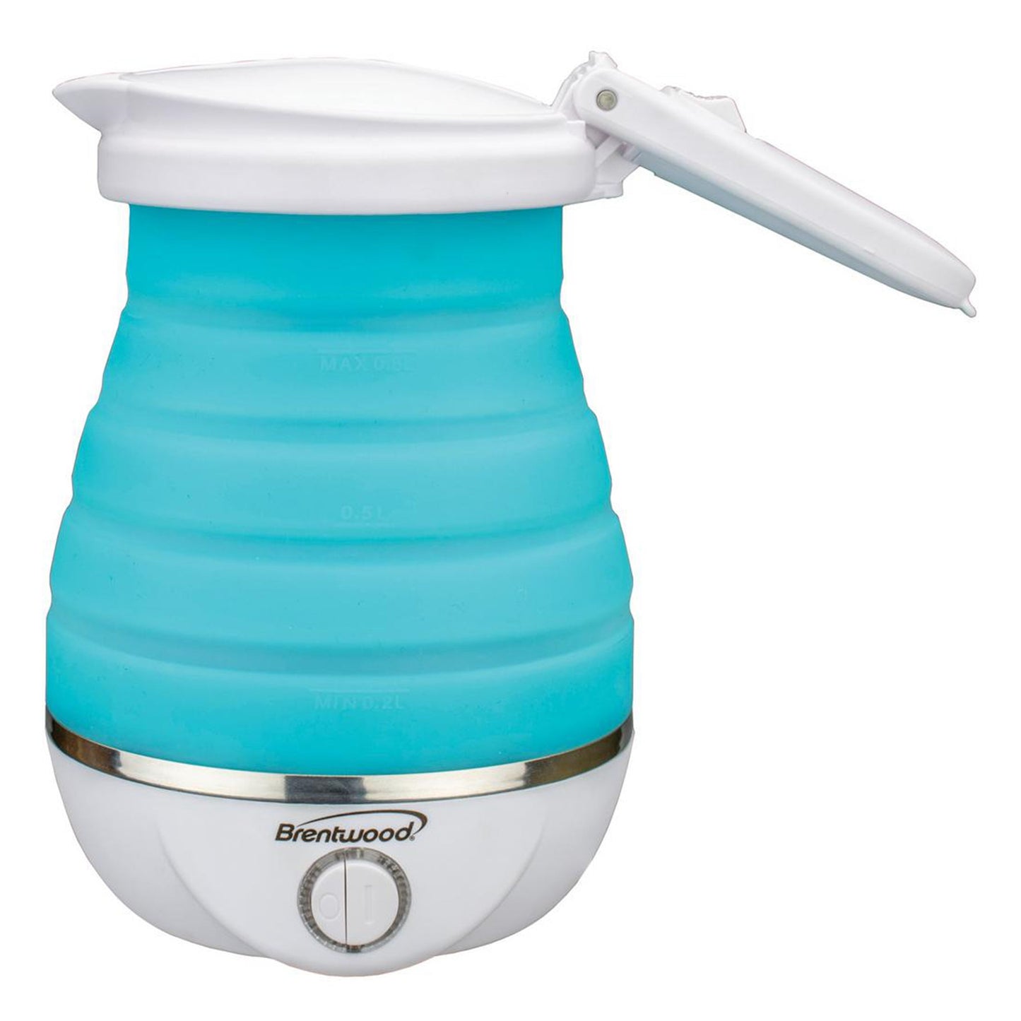 Brentwood Dual Voltage 3.3 Cup Collapsible Travel Kettle in Blue LuxuryLifeWay Online Store
