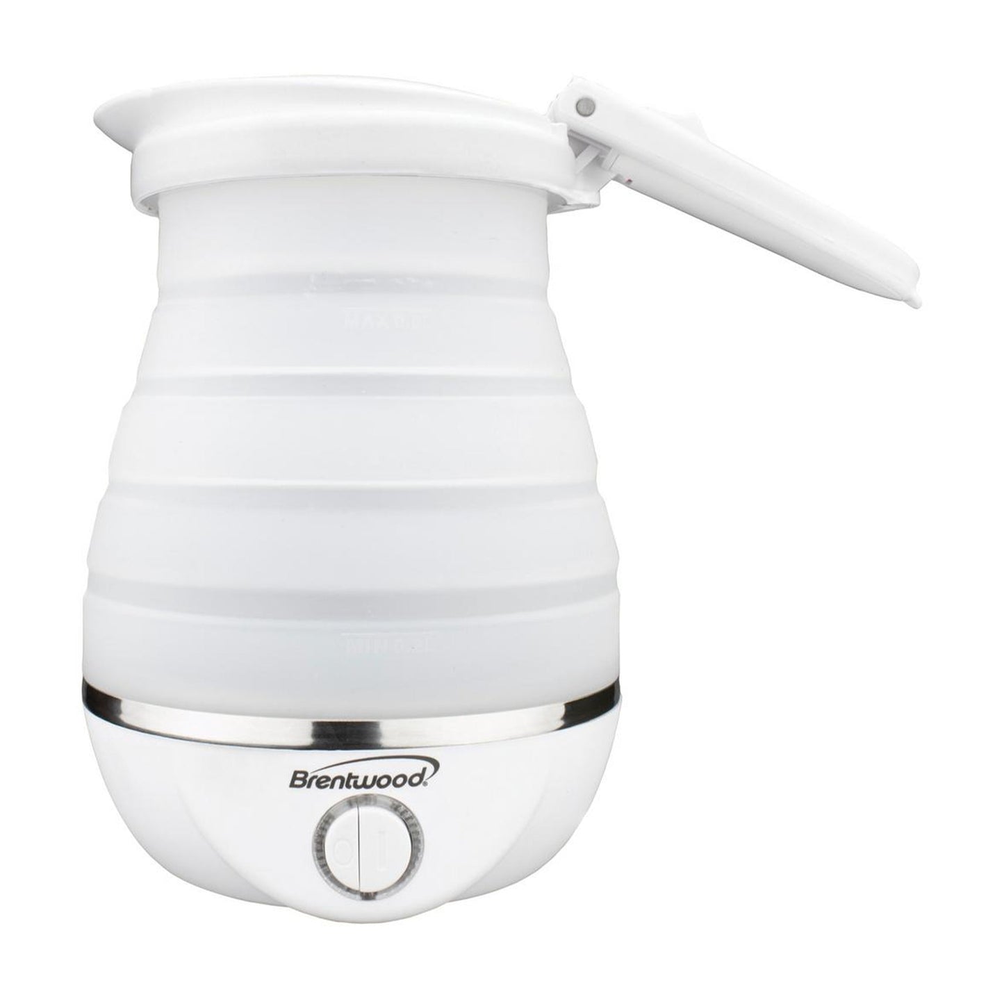 Brentwood Dual Voltage 3.3 Cup Collapsible Travel Kettle in White LuxuryLifeWay Online Store