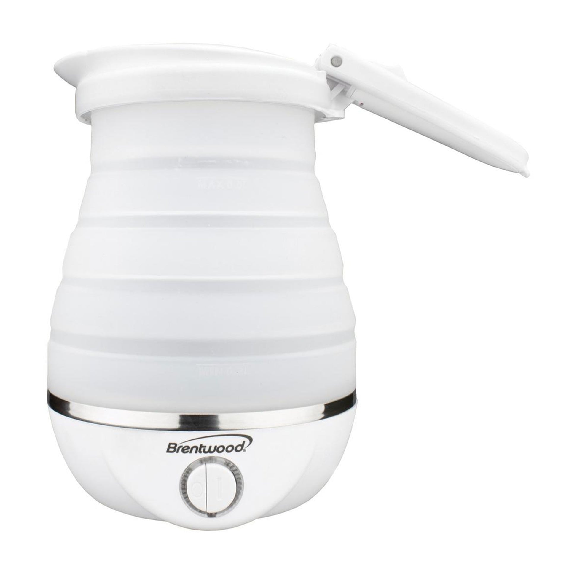 Brentwood Dual Voltage 3.3 Cup Collapsible Travel Kettle in White LuxuryLifeWay Online Store