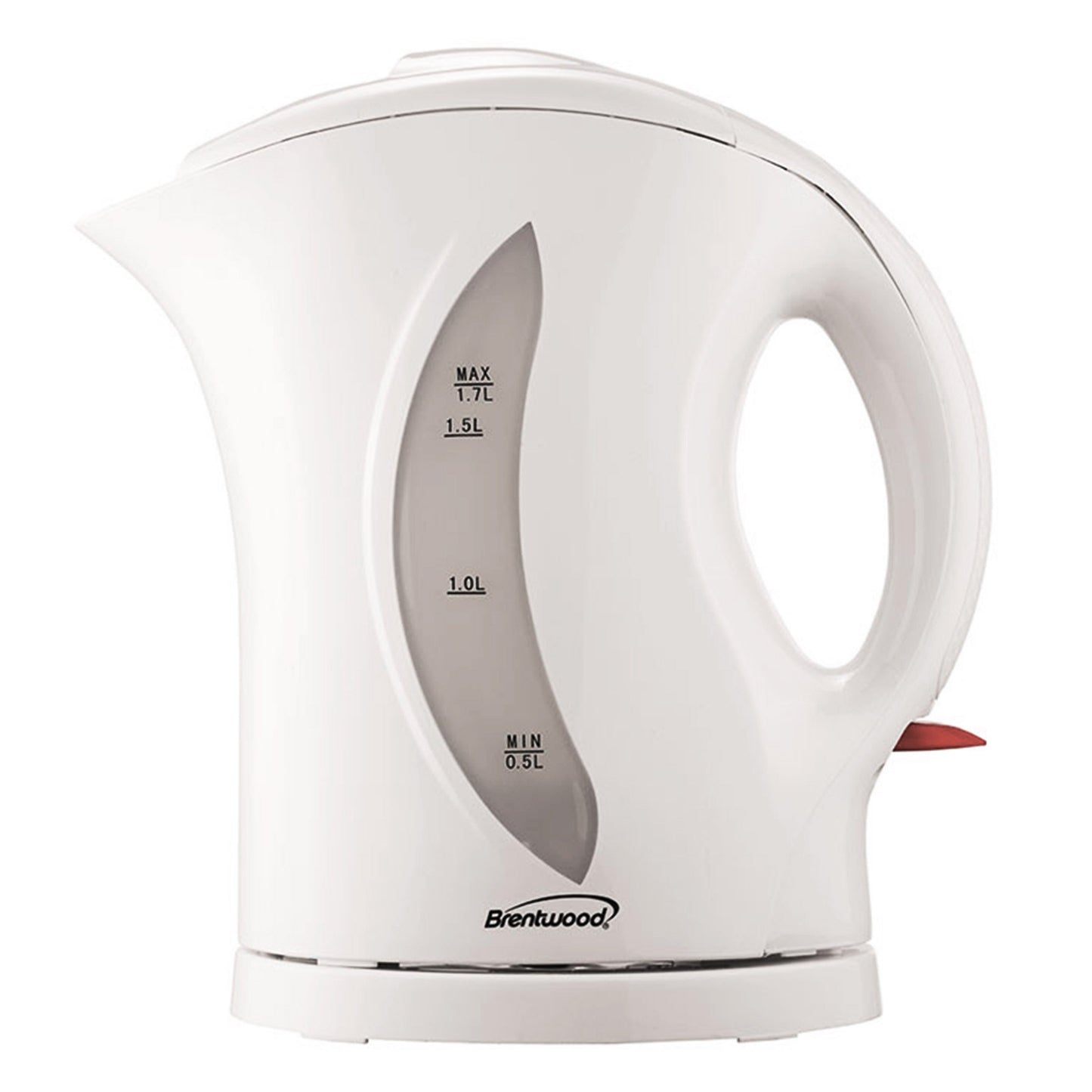 Brentwood 1.7 Liter Cordless Plastic Tea Kettle in White LuxuryLifeWay Online Store