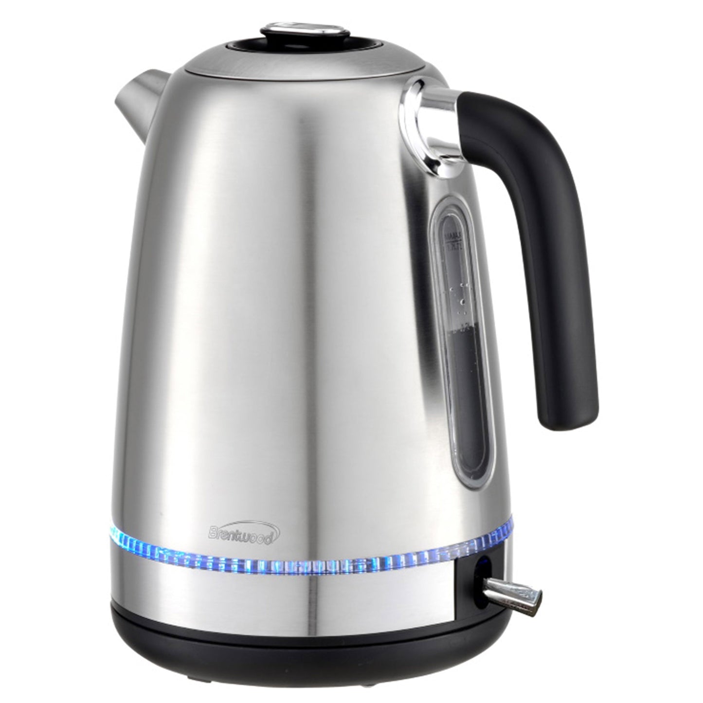 Brentwood 1500 Watt Stainless Steel 1.7 Liter Cordless Electric Kettle in Silver LuxuryLifeWay Online Store