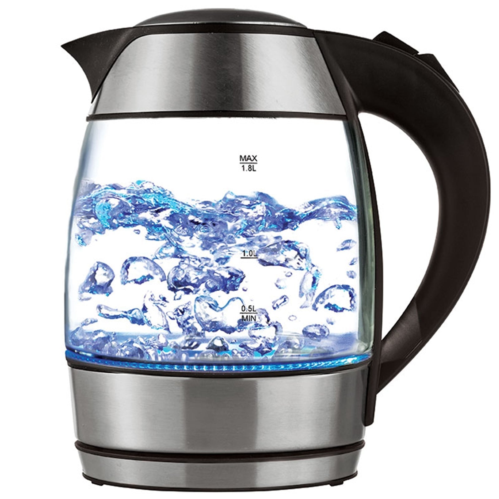 Brentwood  1.8L Cordless Glass Electric Kettle with Tea Infuser, Silver LuxuryLifeWay Online Store