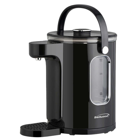 Brentwood 3 Liter 1100w Digital Glass Instant Hot Water Dispenser in Black with Tea Infuser LuxuryLifeWay Online Store