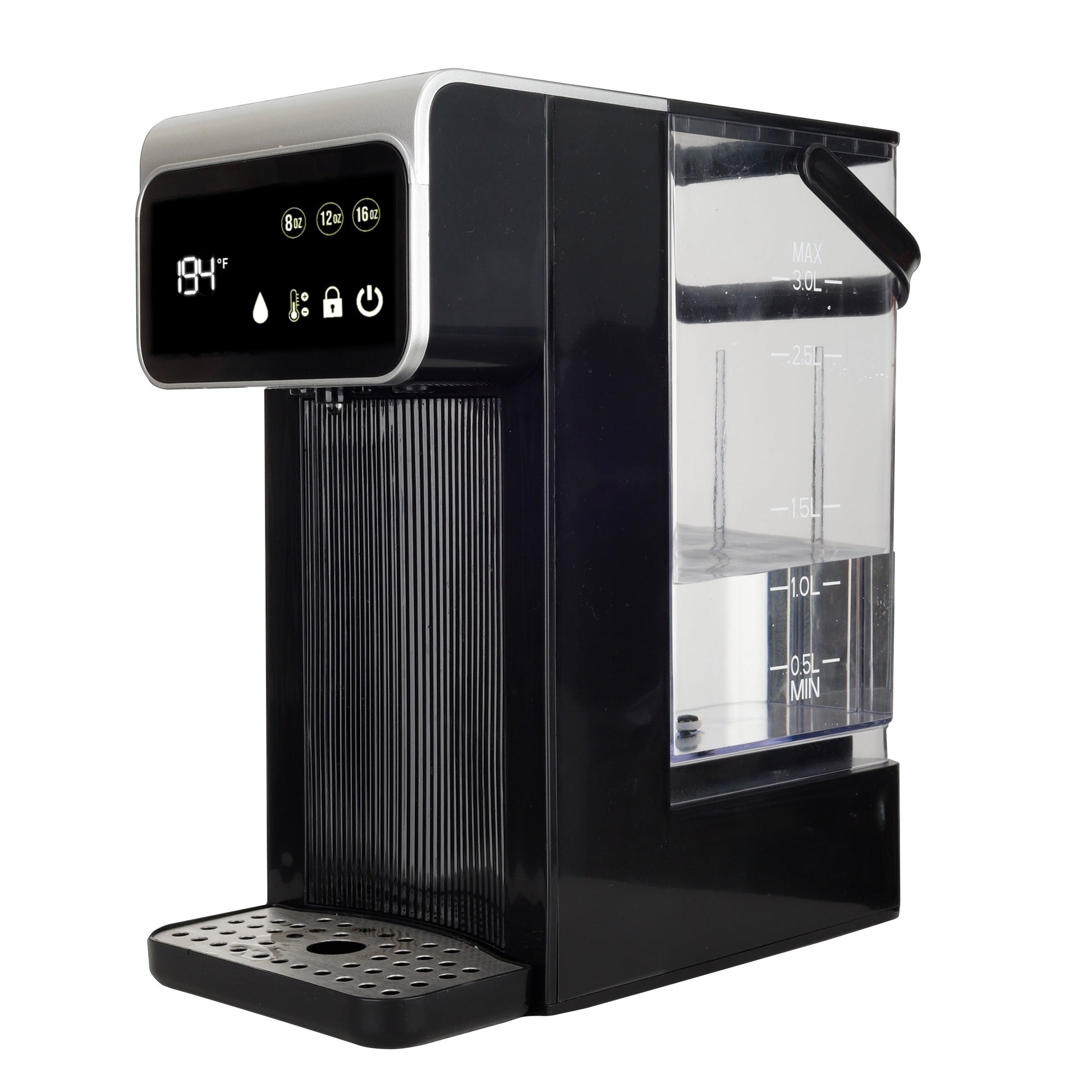 Brentwood 3-Liter 1800w Digital Instant Hot Water Dispenser in Black with 7 Temperature Presets LuxuryLifeWay Online Store