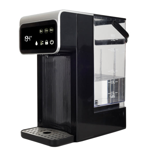 Brentwood 3-Liter 1800w Digital Instant Hot Water Dispenser in Black with 7 Temperature Presets LuxuryLifeWay Online Store