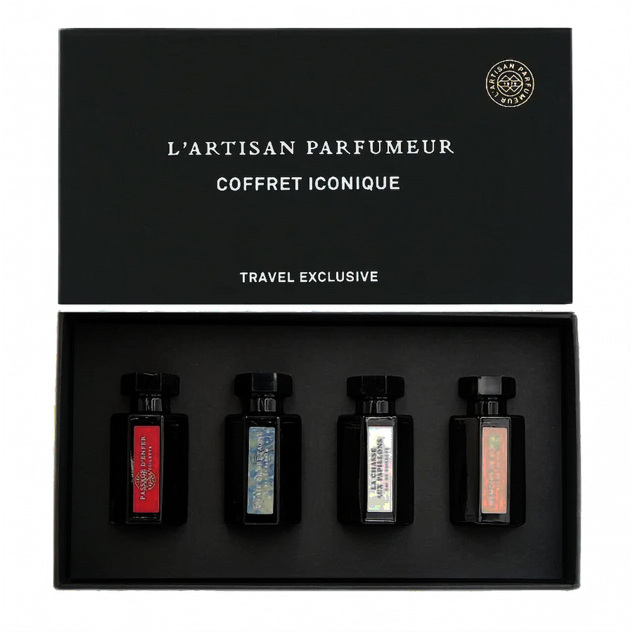 L'artisan parfumeur 4 * 5 ml mini set: passage d'enfer eau de toilette + un air de bretagne eau de parfum + la chasse aux papillions eau de toilette + memoire de roses eau de parfum LuxuryLifeWay Online Store